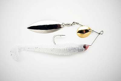 The Jewel Bait Company Gem Blade is Scott Pauley’s choice for throwing on windy or calm days.  