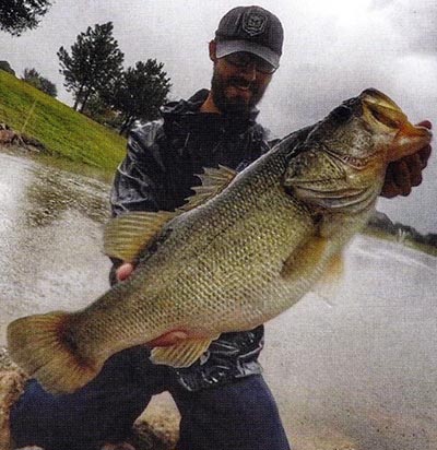 Storms can be some of the bestfishing ever. Raindrops on a pond don't keep me away.