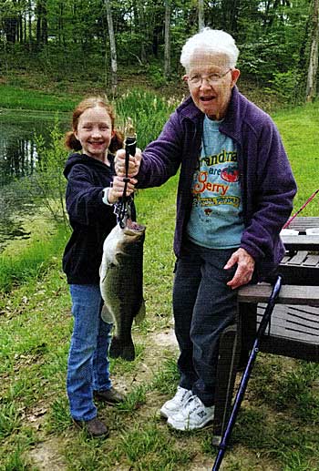 Chuck's mom, who'd never expressed any interest in fishing, caught a fish with her granddaughter, Elena. Grandmother hadn't been fishing in more than 50 years, and Elena told her it was too long. So Chuck's little girl coached her grandmother on how to catch this fish. What's that worth?