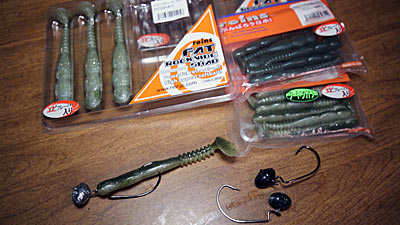 Don't be afraid to experiment with football heads and swinging football heads when fishing swimbaits for smallmouth bass.