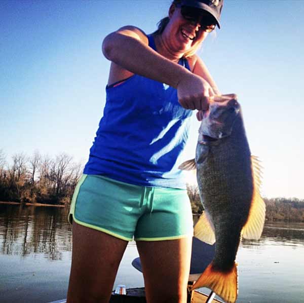 Tennesee River smallmouth. Photo by forum member TnRiver46