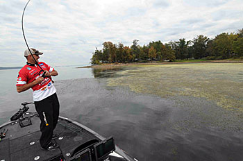 Bassmaster Elite Series pro Marty Robinson’s best advice for beginning bass anglers is to gather as much information as possible from magazines and videos.