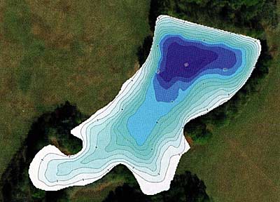 An actual bathymetry map