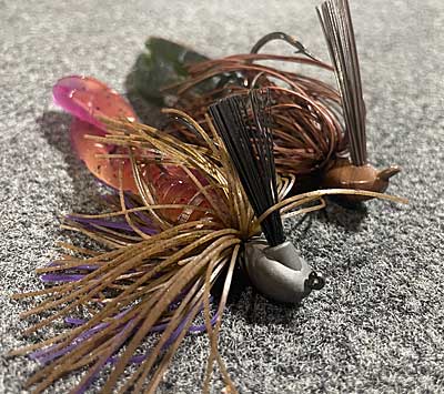 Tungsten jigs are much smaller than lead versions and offer increased sensitivity.