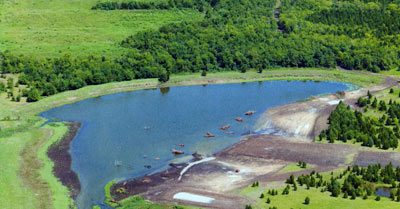 Watershed affects substances in your pond's water.