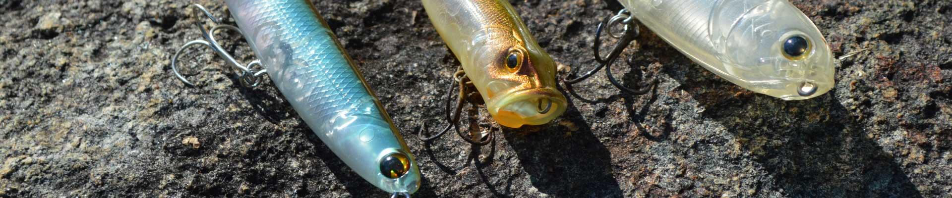 Clear water bass fishing