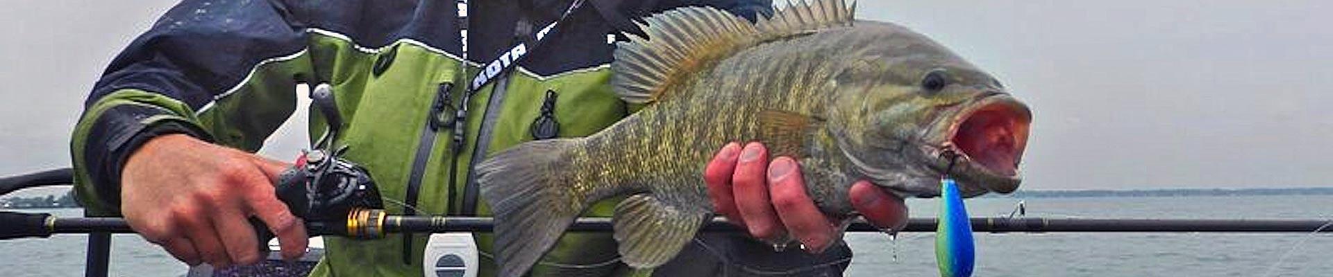 Smallmouth bass fishing