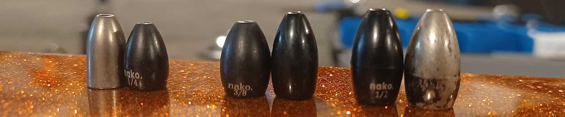 Nako Tungsten Fishing Weights