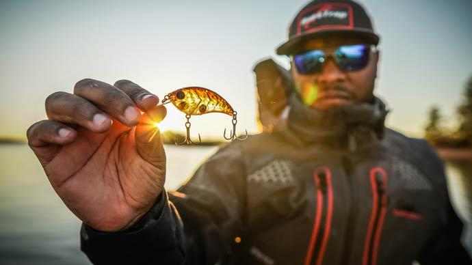 Winter bass fishing