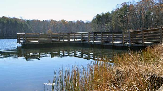 Bank fishing access