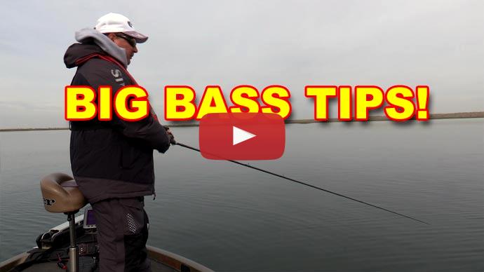 Winter bass fishing