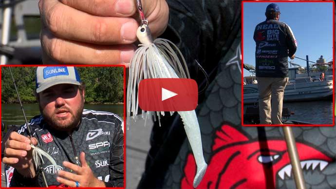 Fall bass fishing chatterbait vibrating jig