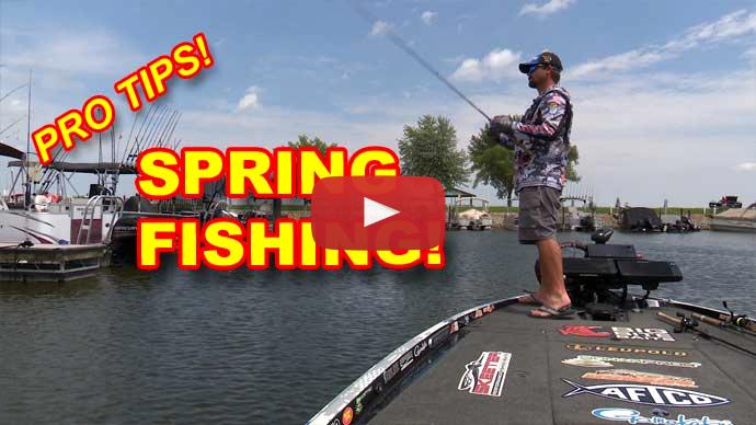 Spring bass fishing