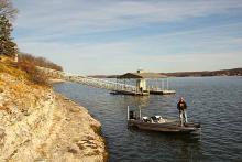 Bluff walls like this one will see lots of lures thrown at them during the 2013 Bassmaster Classic.